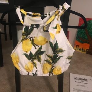 Crop top size small.